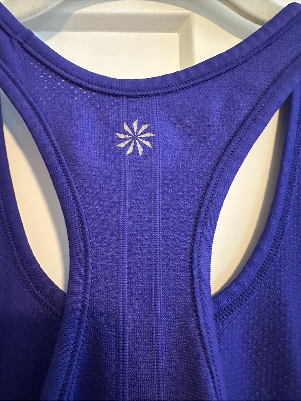 Athleta Royal Blue Racerback Ruched Tank Top - Picture 4 of 5